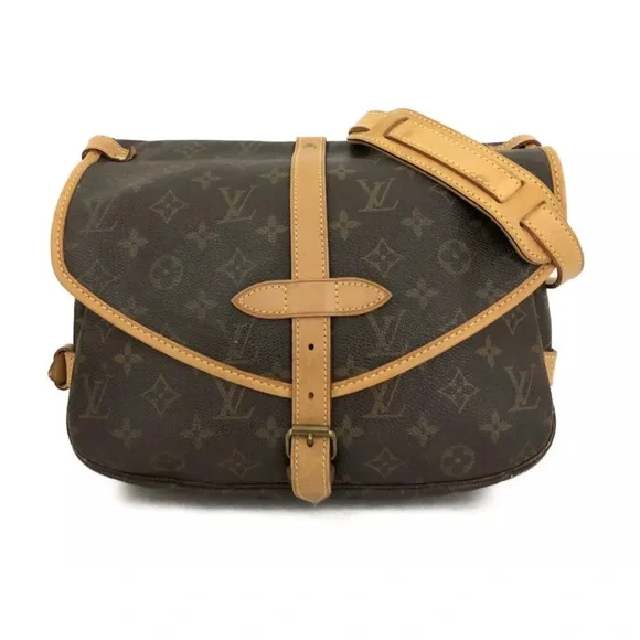 💎 LOUIS VUITTON Monogram Saumur 30 Crossbody - Picture 2 of 15